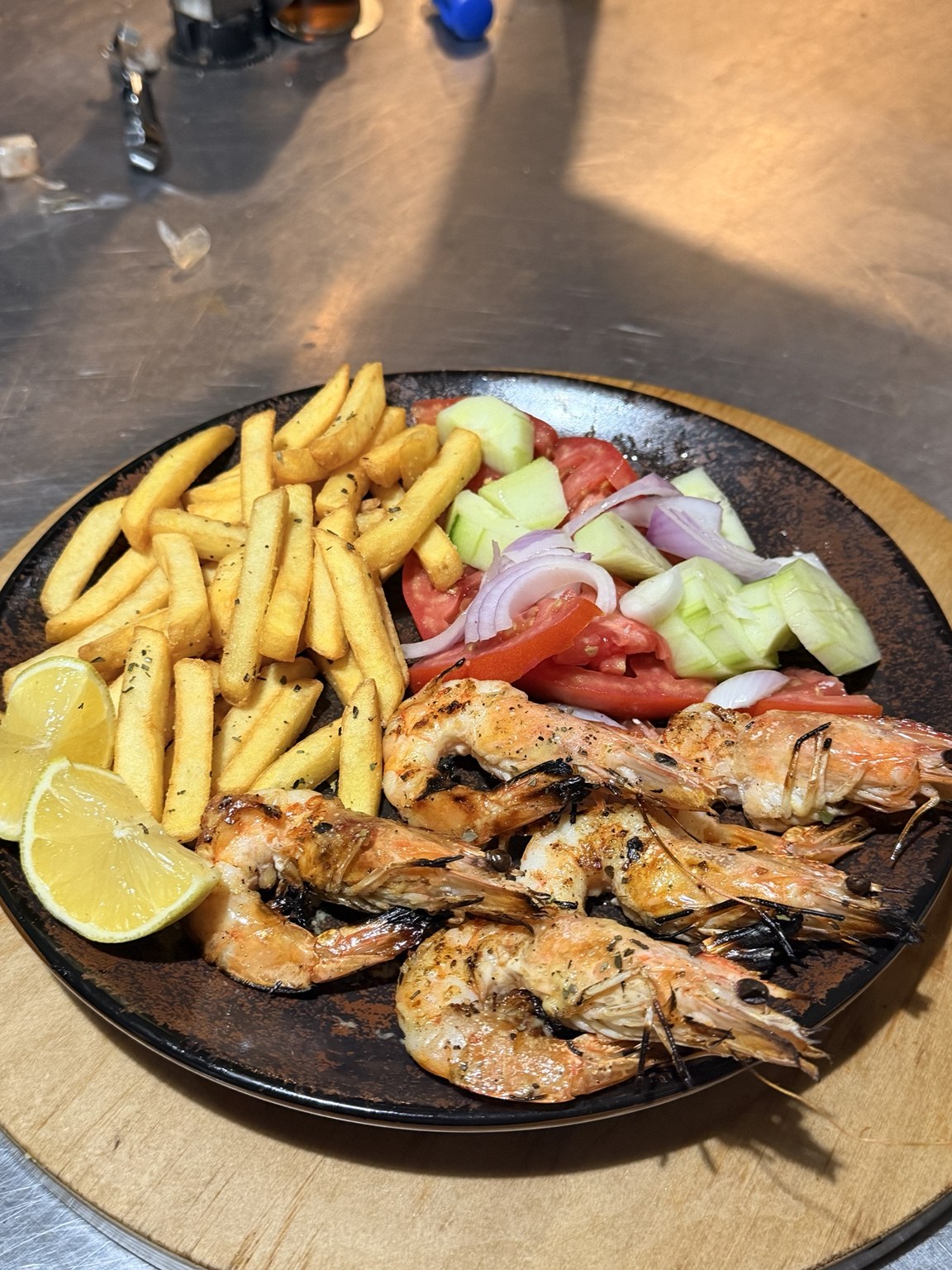 Grilled shrimp